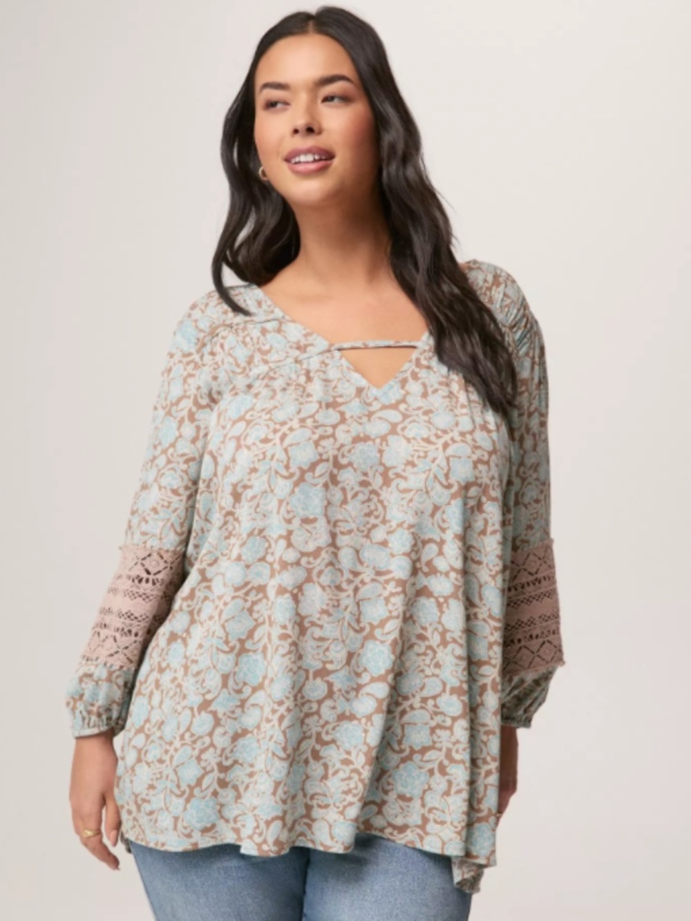 Torrid Festi Lace Inset Tunic